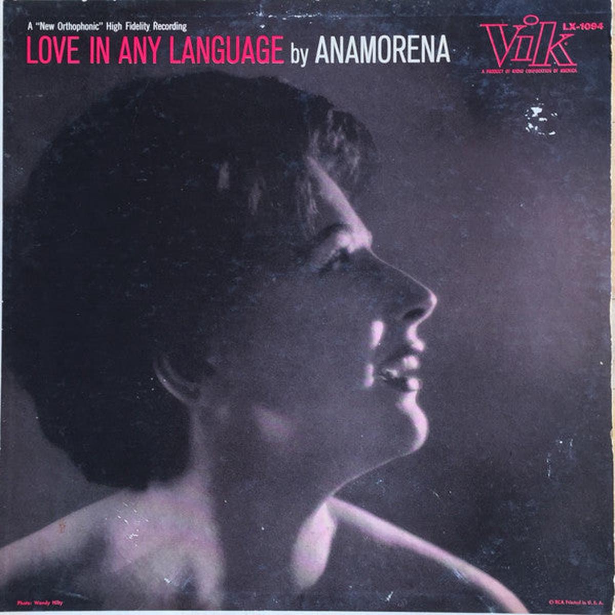 Anamorena - Love In Any Language (LP, Mono) (VG)
