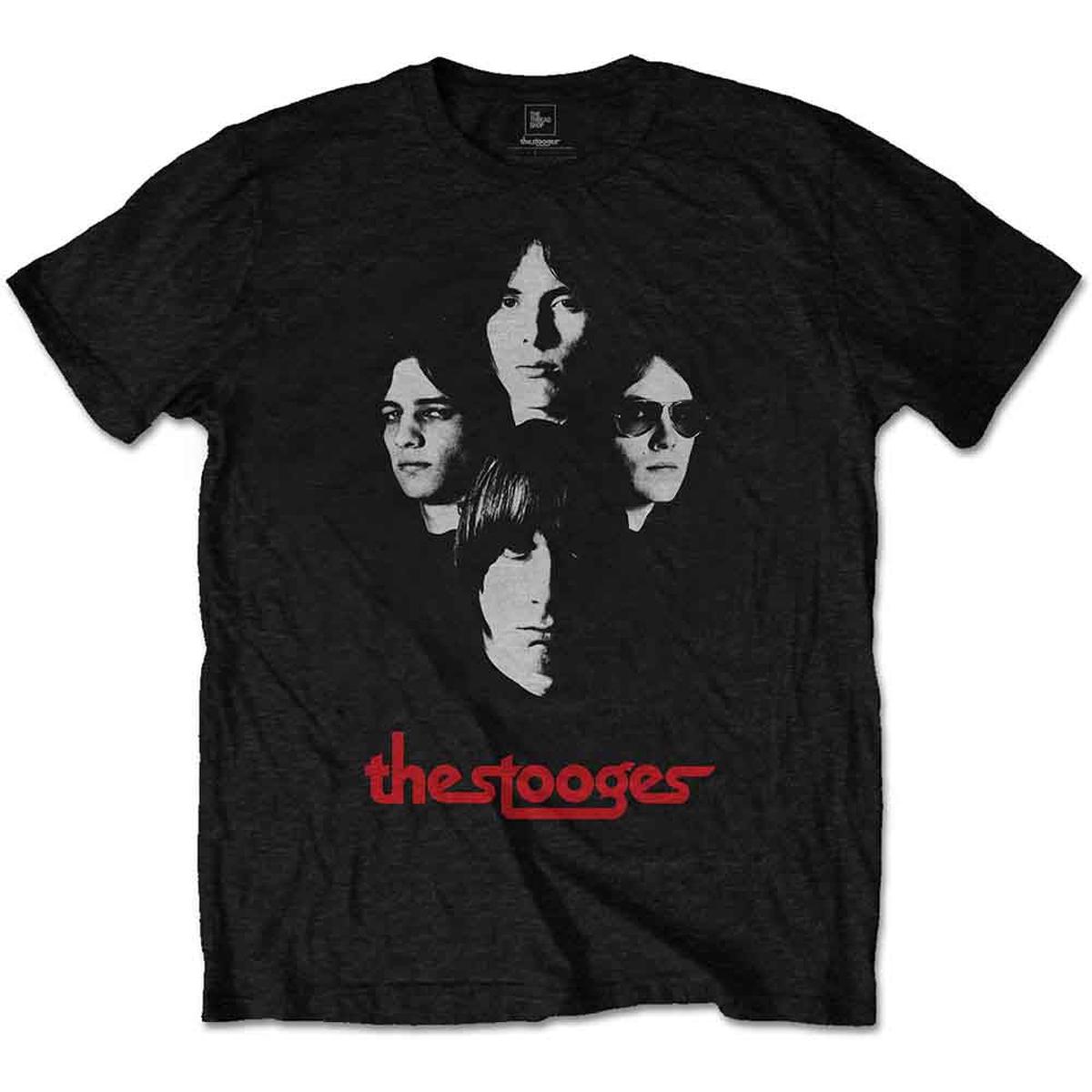Iggy & The Stooges Group Shot - Black | S