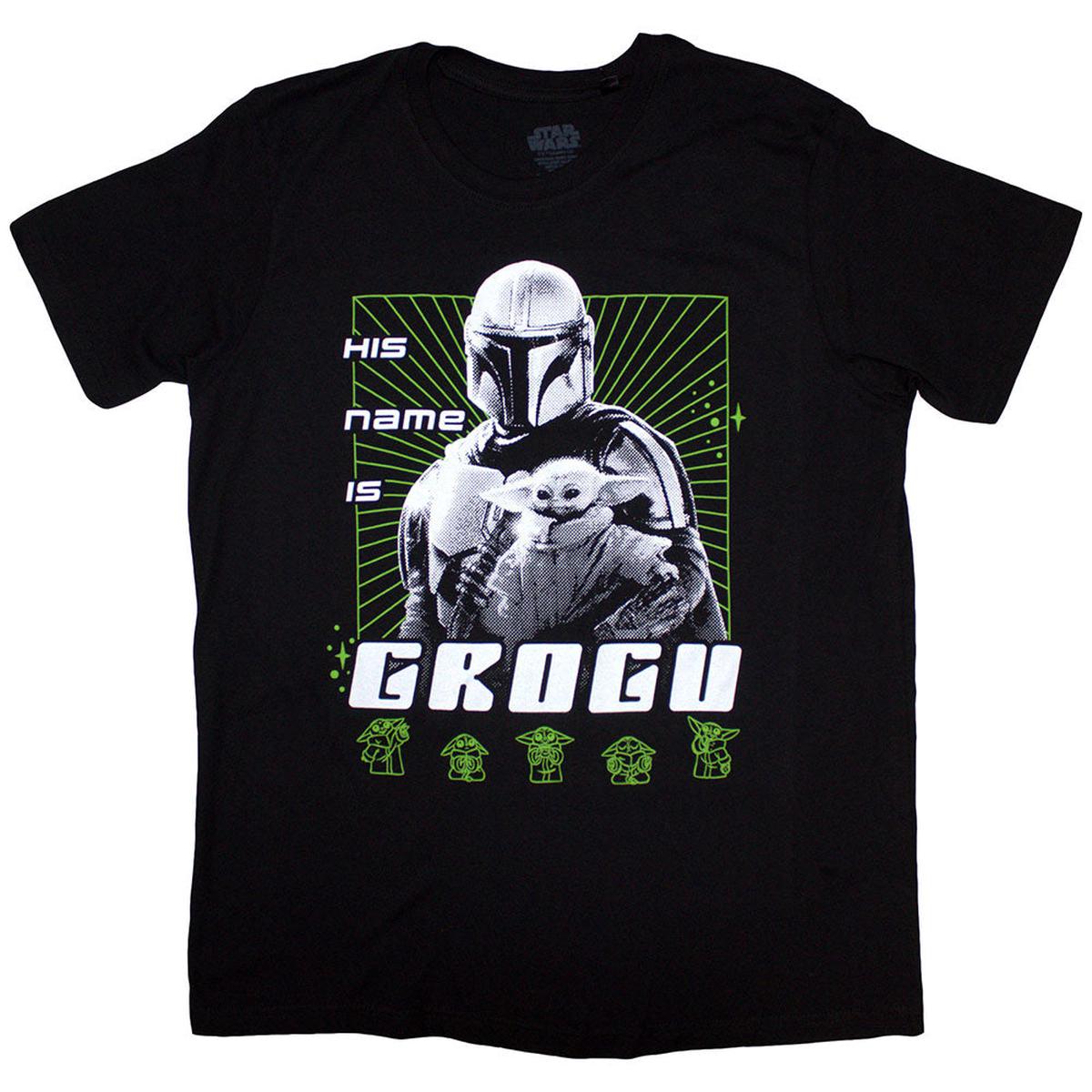 Star Wars The Mandalorian His Name Is Grogu - Black | 2XL
