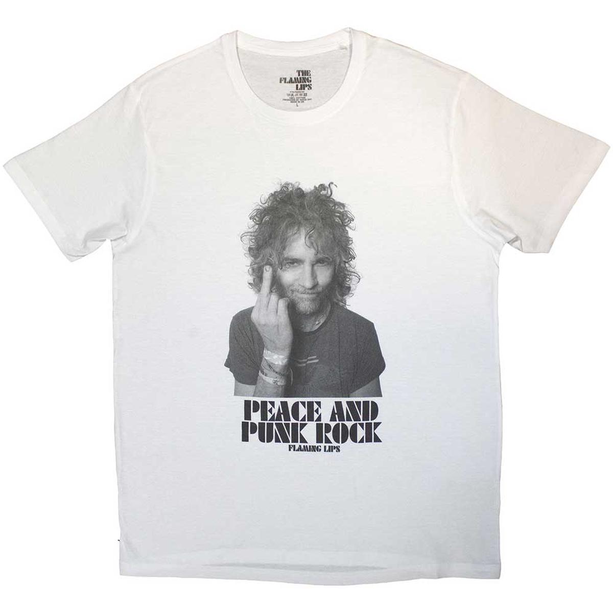 The Flaming Lips Peace and Punk - White | S