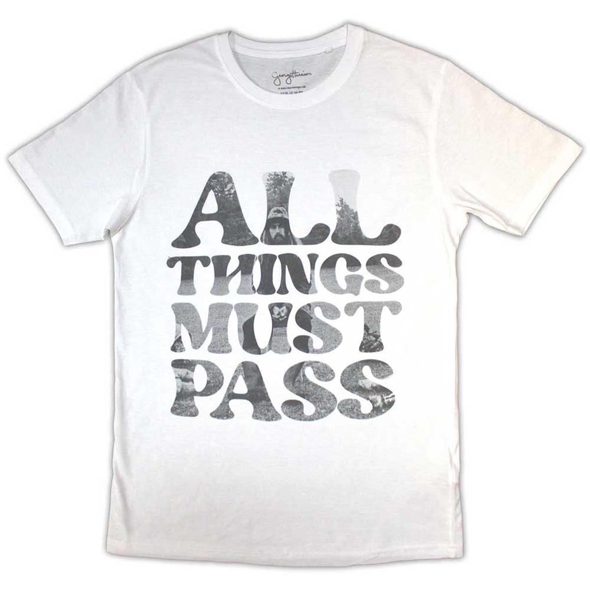 George Harrison All Things Must Pass Text Infill - White | S