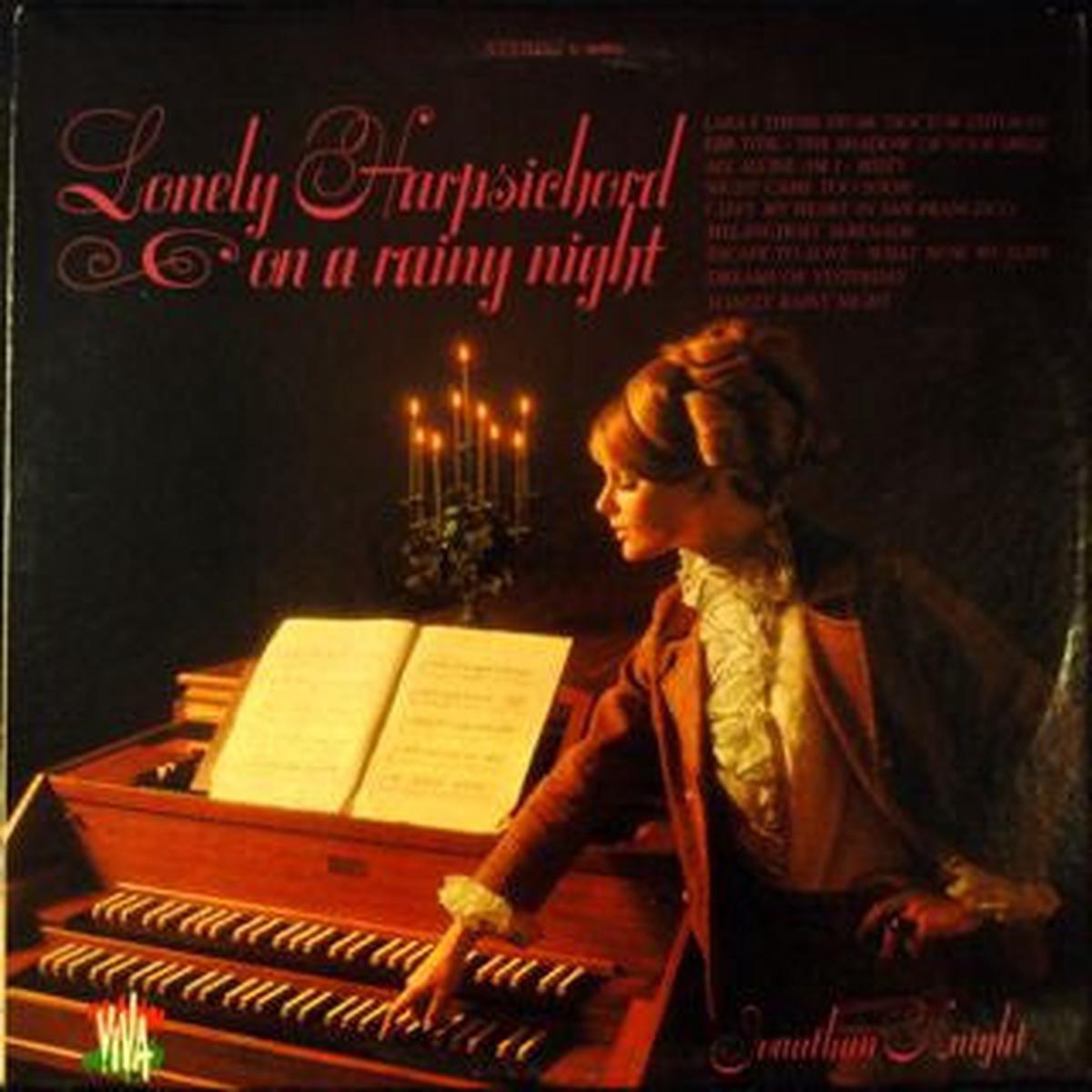 Jonathan Knight (3) - Lonely Harpsichord On A Rainy Night (LP, Album) (VG+)