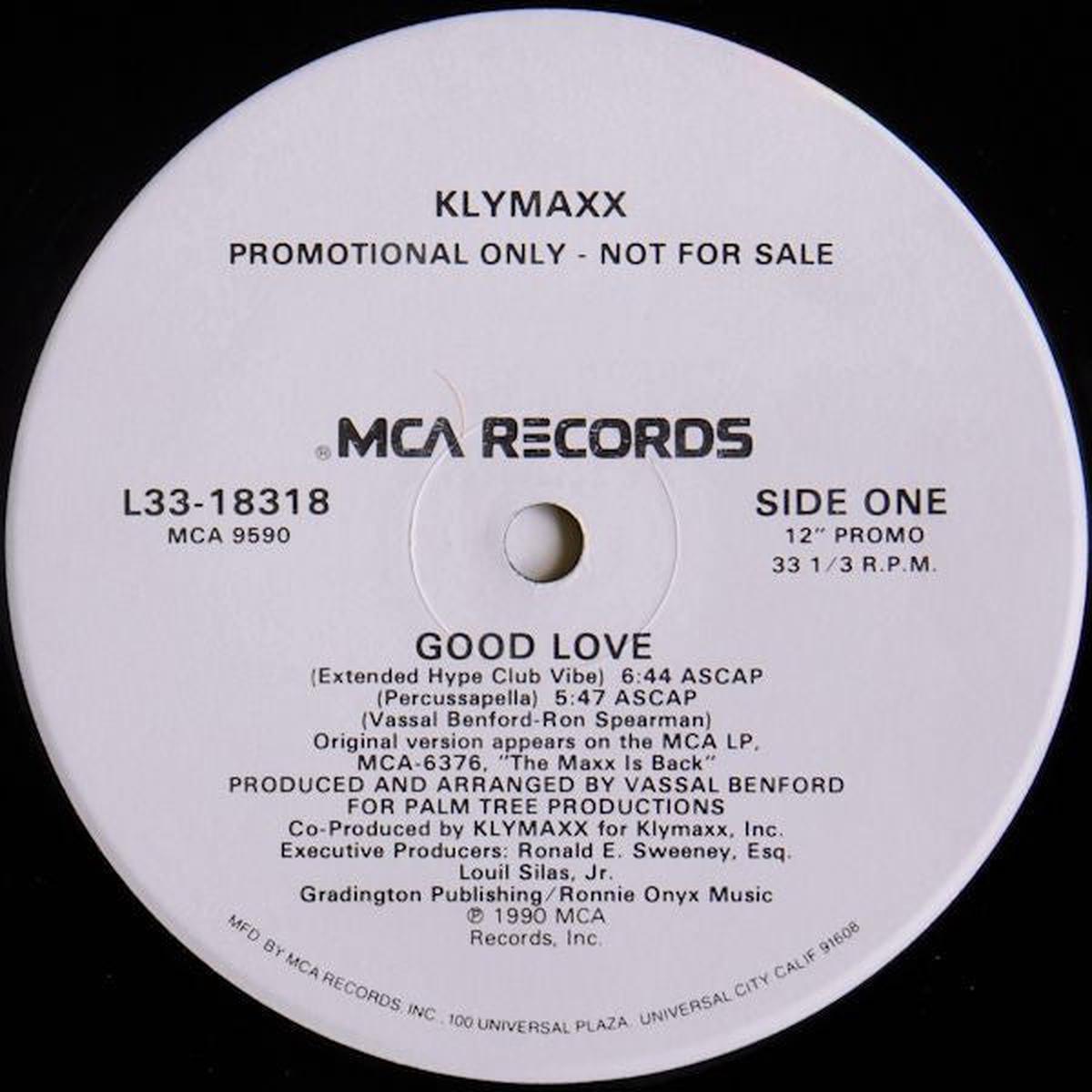 Klymaxx - Good Love (12", Single, Promo) (NM or M-)