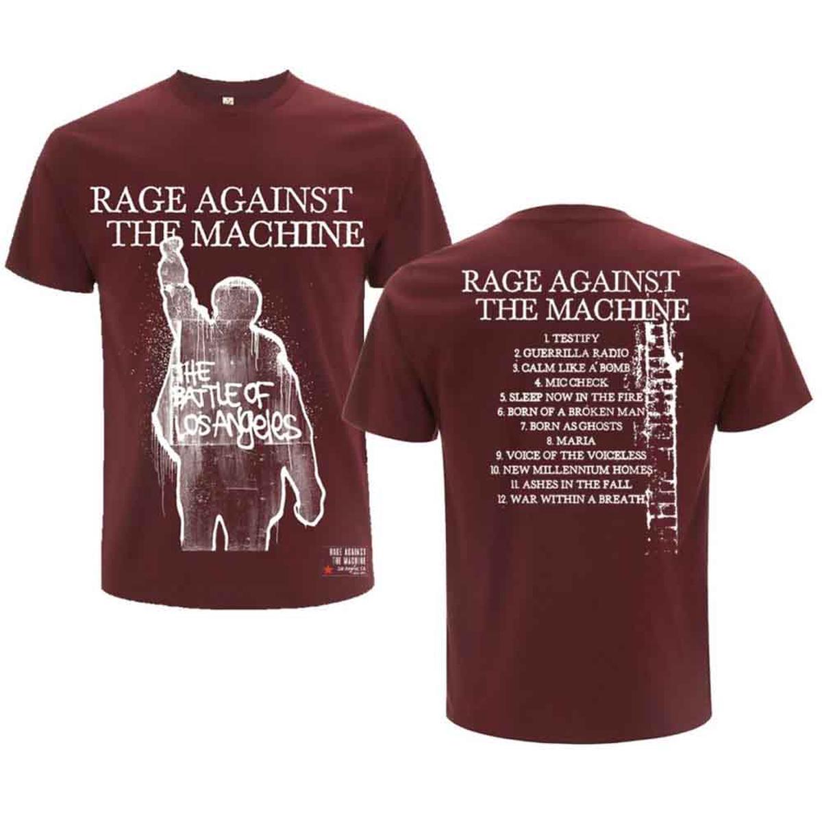 Rage Against The Machine BOLA Album Cover - Red | XL