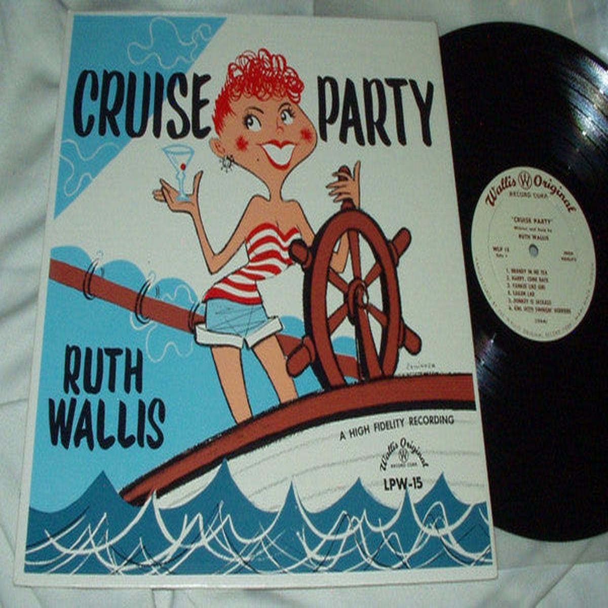 Ruth Wallis - Cruise Party (LP, Mono) (VG+)