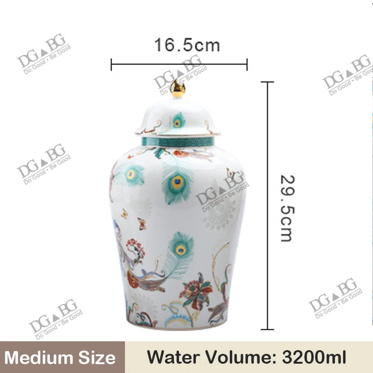 Ceramic Pet Keepsake Dog Cat Birds Urns Black White Funeral Urn Human Container for Ashes Cremation Small Animal Columbarium - M and Gift Box 2
