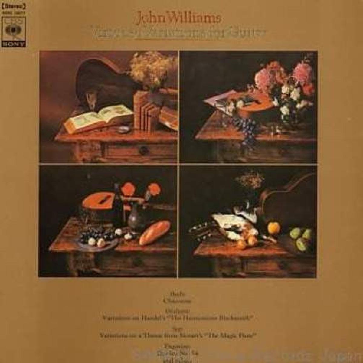 John Williams (7) - Virtuoso Variations For Guitar (LP, Album) (VG+)