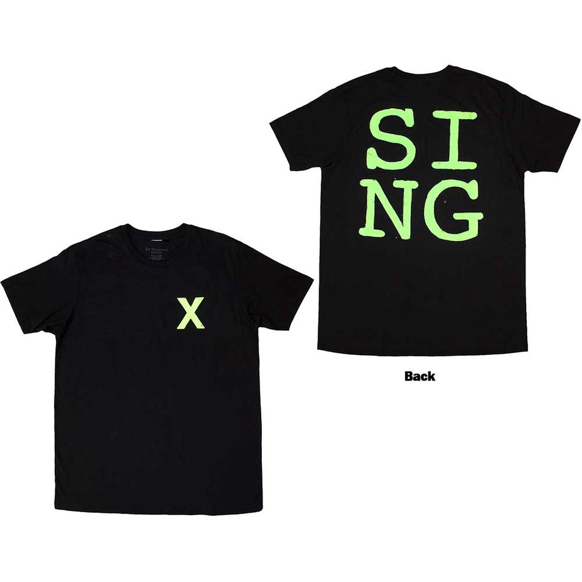 Ed Sheeran Multiply Pocket - Sing - Black | 2XL