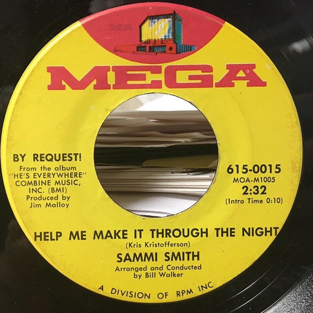 Sammi Smith - Help Me Make It Through The Night / When Michael Calls (7") (VG)