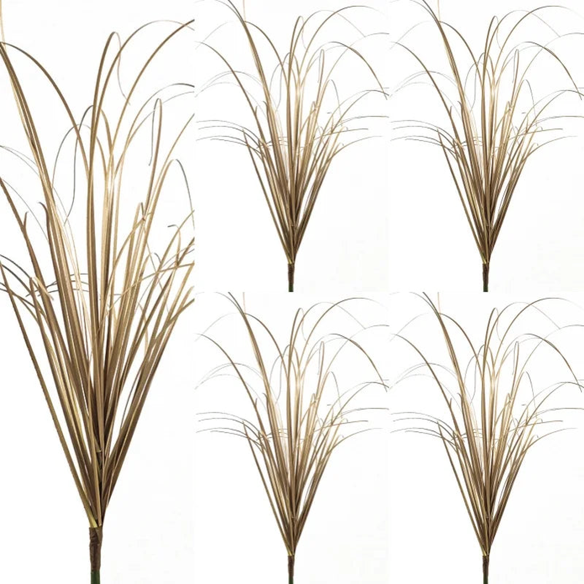 Simulated Small Grass Bushes for Decorating Fake Grasslands Simulating Reeds Onion Grass and Fake Green Plants Home Decoration - F-5PCS | 50cm