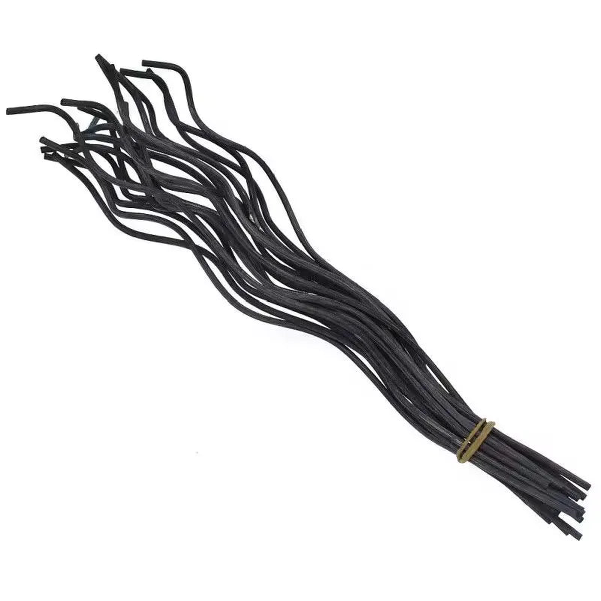 20Pcs Long Wavy Rattan Reed Diffuser Sticks Fragrance Diffuser Replacement Refill Air Freshener Home Fragrance Accessory - Black
