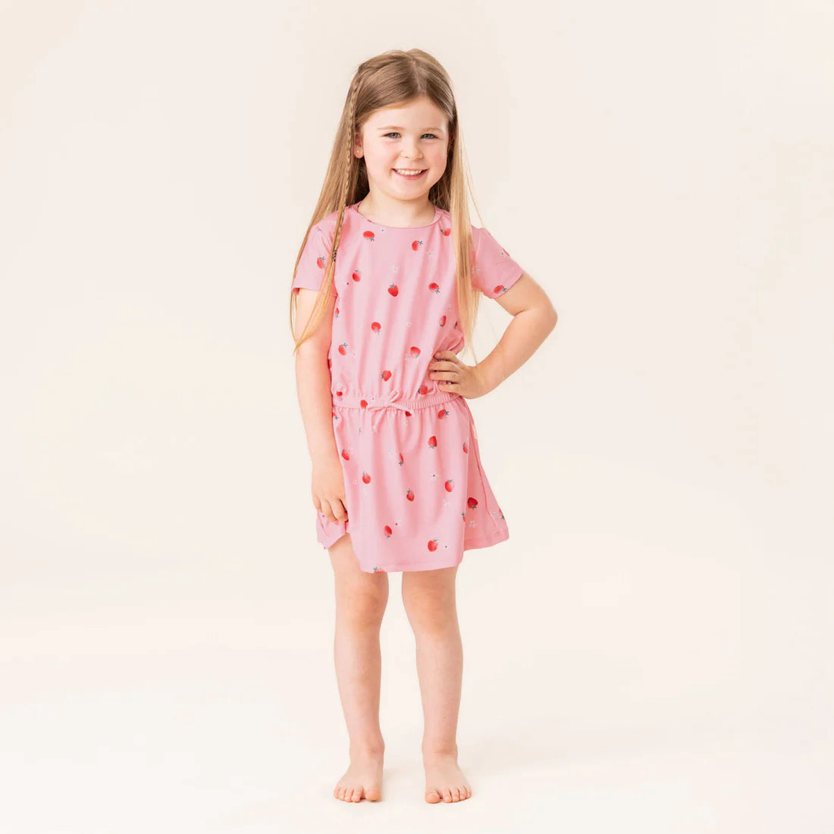 Strawberry Swim Dress - 4