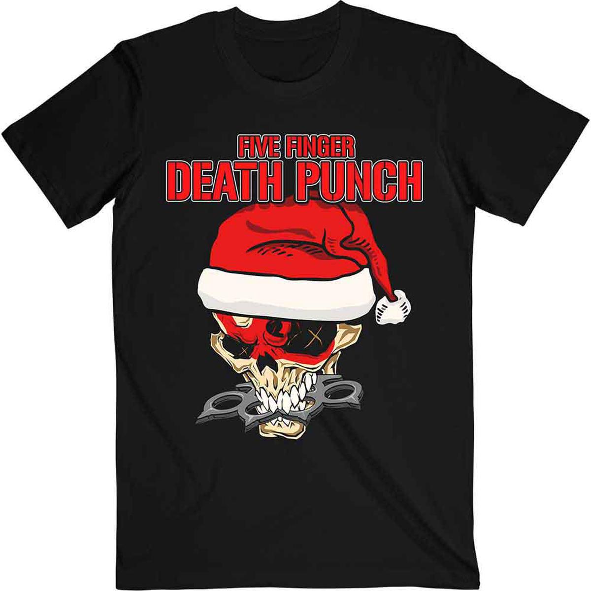 Five Finger Death Punch Santa Knucklehead - Black | L