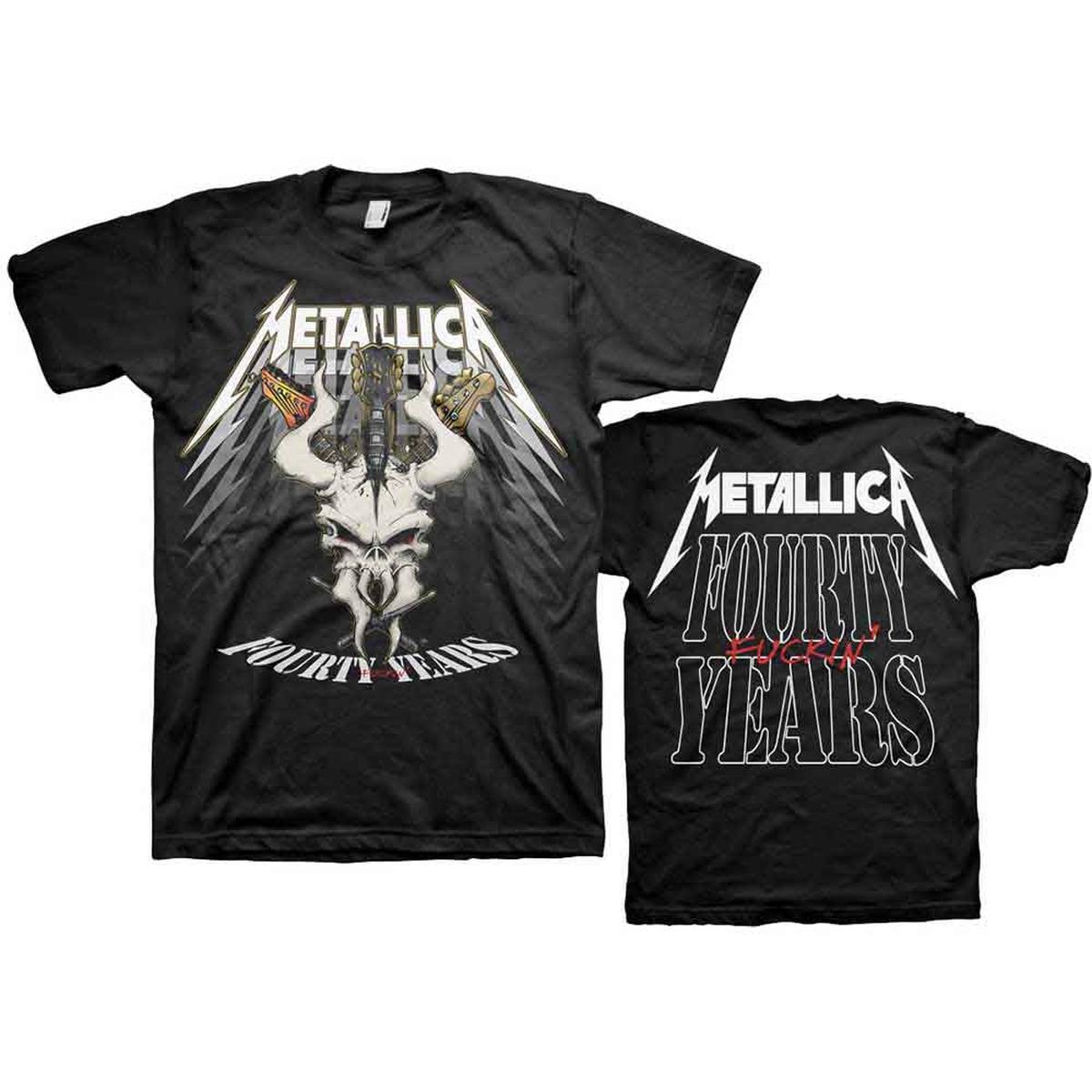 Metallica 40th Anniversary Forty Years - Black | L