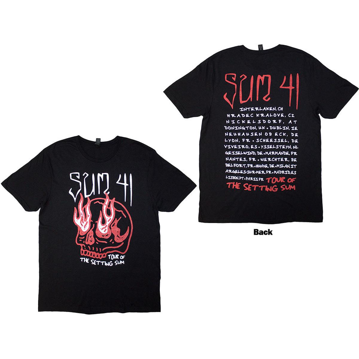 Sum 41 Tour '24 Skull - Black | S