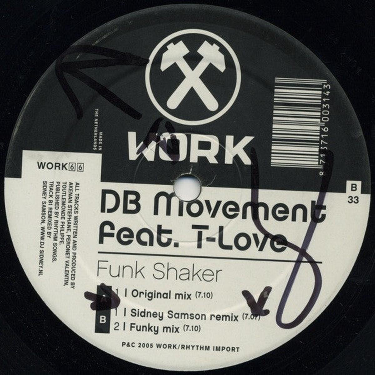 DB Movement Feat. T-Love - Funk Shaker (12")