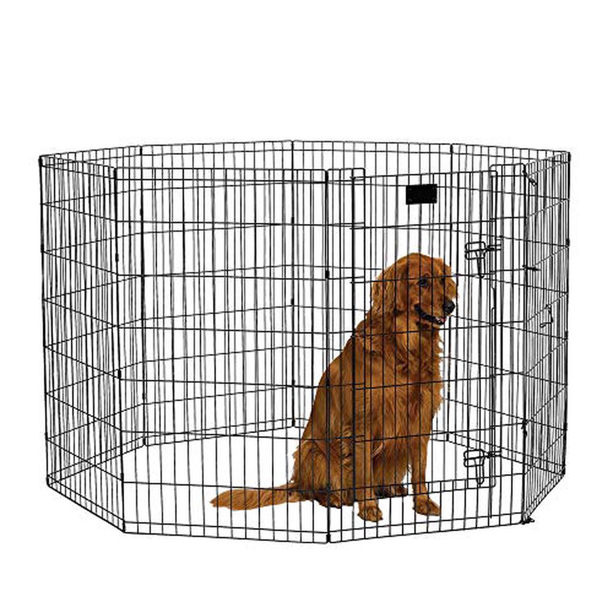 MidWest Foldable Metal Exercise Pen / Pet Playpen - Default Title